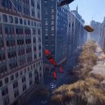 Flying Spider Stickman Hero