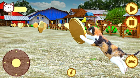 jogo de gato fofo - meu simulador de gato virtual doce jogo de