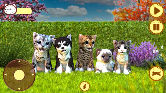 jogo de gato fofo - meu simulador de gato virtual doce jogo de estimação  para crianças::Appstore for Android