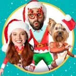 穴の中のクリスマスの顔 - 自分を踊る