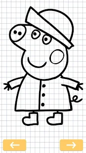 desenho de desenhar da peppa pig