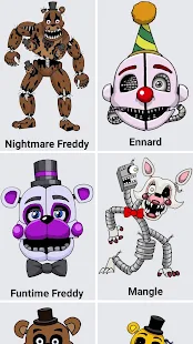 COMO DESENHAR MANGLE FÁCIL - FIVE NIGHTS AT FREDDY'S- PASSO A PASSO 