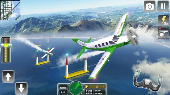 Baixar e jogar Avião Voo Simulador: Avião Piloto Jogos no PC com MuMu Player