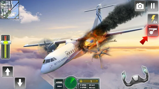 Baixar e jogar Plane Pilot Simulator 3D: jogos de aviões no PC com MuMu  Player