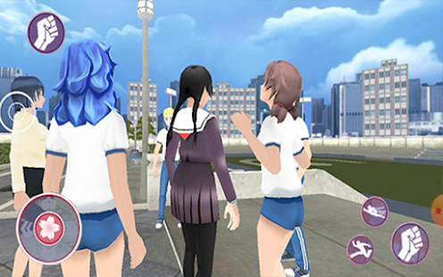 Baixar e jogar Sakura Alto escola Girl amor Story simulador jogos no PC com  MuMu Player