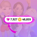Coins and zems for zepeto