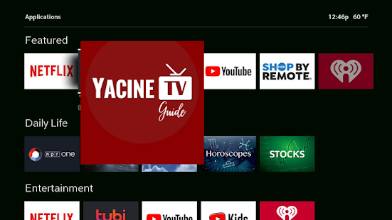 Yacine deals tv app