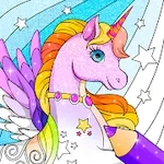 Unicorn เกมส์ระบายสี & แต่งตัว