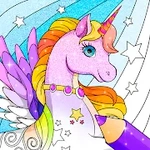 獨角獸裝扮著色遊戲：彩虹小馬的衣服魔法塗色 — 兒童遊戲