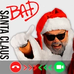 Parlez à Bad Santa Claus - Appel vidéo de Noël