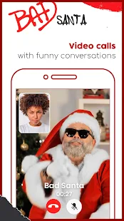 Download and play Speak to Bad Santa Claus - Christmas Video Call on PC  with MuMu Player