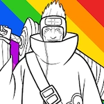 livre de coloriage Akatsuki