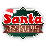 Santa Protects Christmas Tree