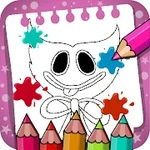 Huggy Wuggy Playtime Coloring