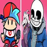 Download and play FNF Music Battle fnf tabi vs sans undertale on PC with  MuMu Player