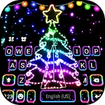 Neon Christmas Tree 主題鍵盤