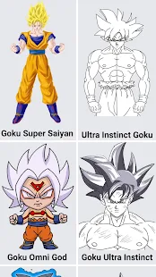 Como Desenhar o Goku Blue / Vegeta God 