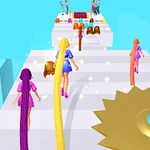 Hair Challenge Runner Girl Run