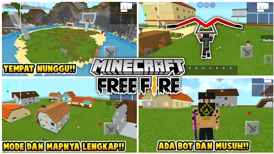 FreeFire Map For Minecraft PE - New [DOWNLOAD] Minecraft Map