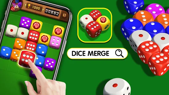 Baixar e jogar Dice Merge 3D-Merge puzzle no PC com MuMu Player