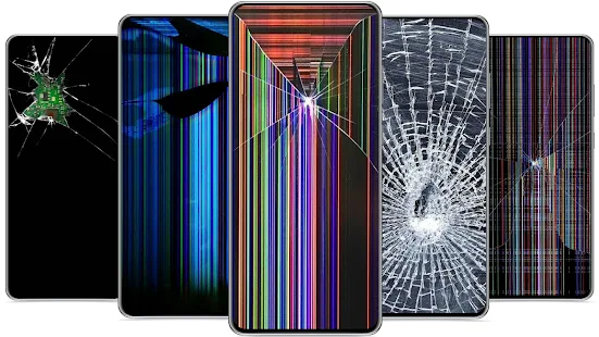 screen crack wallpaper samsung