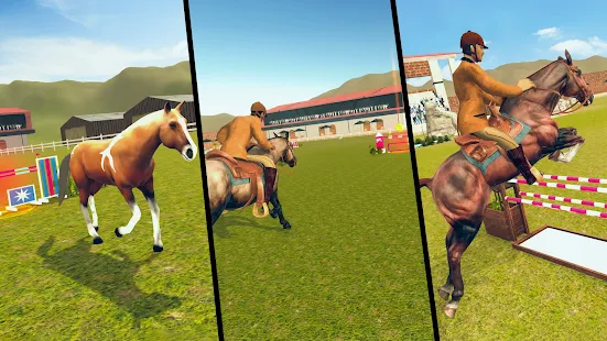 Baixar e jogar Simulador 3d de salto cavalo no PC com MuMu Player