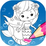 Coloriage Princesse Sirène
