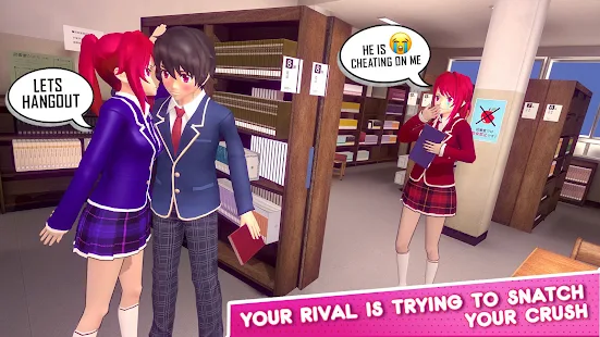 Baixe School Love Life: Anime Games no PC