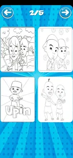 57 Coloring Upin Ipin  Latest Free