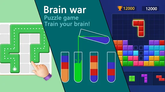 Baixar e jogar Brain war-puzzle game no PC com MuMu Player