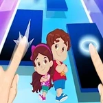 Maria Clara e JP Piano Tiles