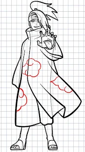 como é possível desenhar o seu - Bonde da Akatsuki