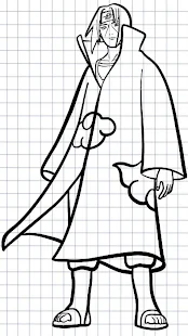 Como desenhar símbolo da AKATSUKI  How to draw AKATSUKI SYMBOL 