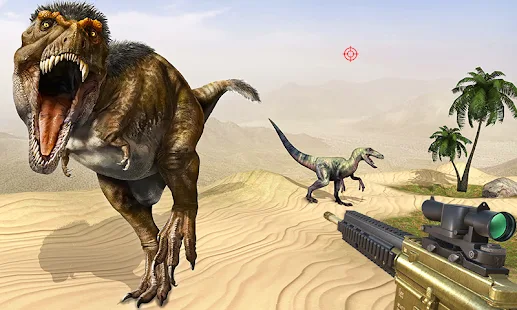 Download Wild Dino Hunting 3D: Gun Game android on PC