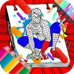 Coloring: Spider Hero Man