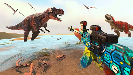 Baixar e jogar caçador de dinossauros 3d no PC com MuMu Player