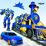 飛行火車機器人汽車豪華轎車機器人遊戲3D