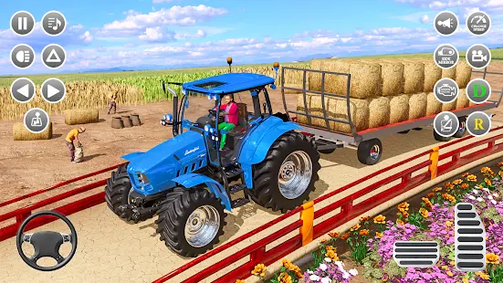 jogando farmer sim 2018 jogo de trator, caminhão e fazenda plantação 