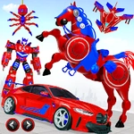 Muscle Car Robot Car Game