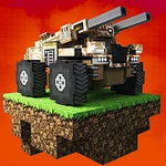 Blocky Cars tank games, online