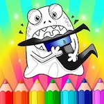 Livre de coloriage de monstre d'Halloween