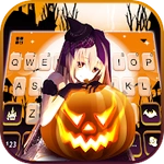 Cute Halloween Girl 主題鍵盤