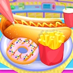 Fast food cooking games - pizza, burger, hot dog