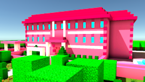 ⛏ CONSTRUINDO UMA MANSÃO ROSA NO MINECRAFT 💖 🔨 