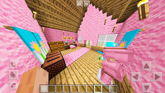 Baixe Casa rosa para minecraft no PC