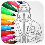 Squid Game Fans Coloring Book