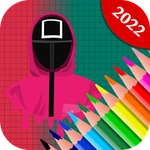 Colors: Squid Coloring Game