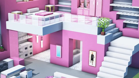 Download and play Pink houses for minecraft on PC with MuMu Player