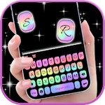 Shiny Rainbow Button 主題鍵盤