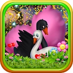 Couple Swan Escape - A2Z